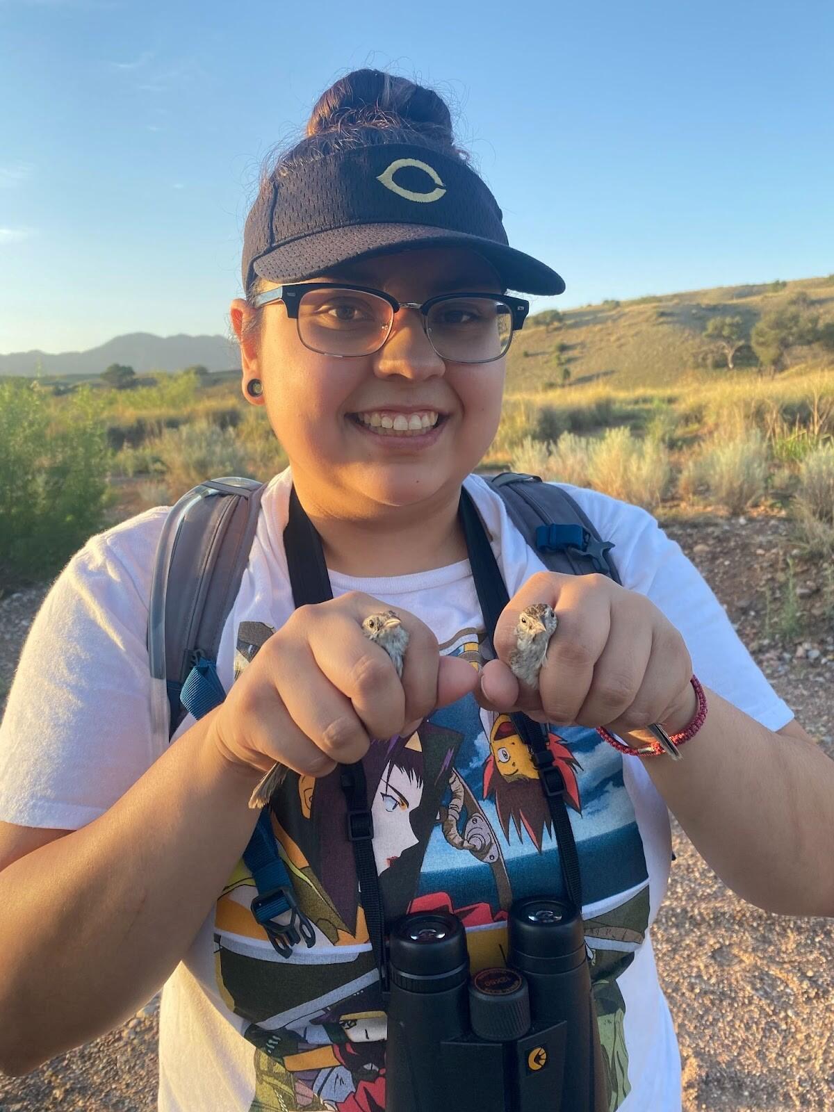 2025 Appleton-Whittell Research Fellow Heaven Perez Sanchez.